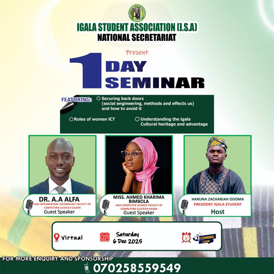 ISAN Seminar Flyer